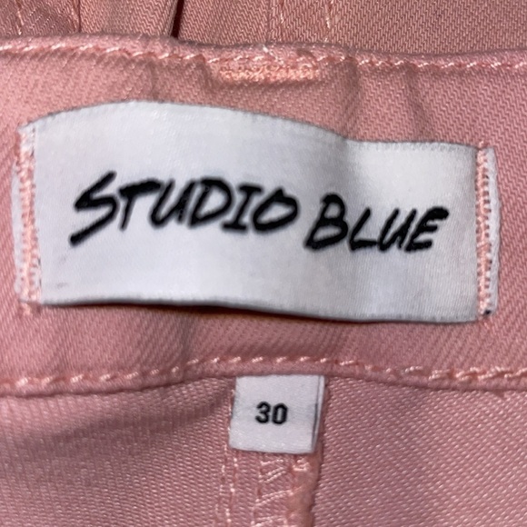 STUDIO BLUE Sophia Relaxed Utility Pocket Pants Light Pink - Size 30. - Picture 6 of 12